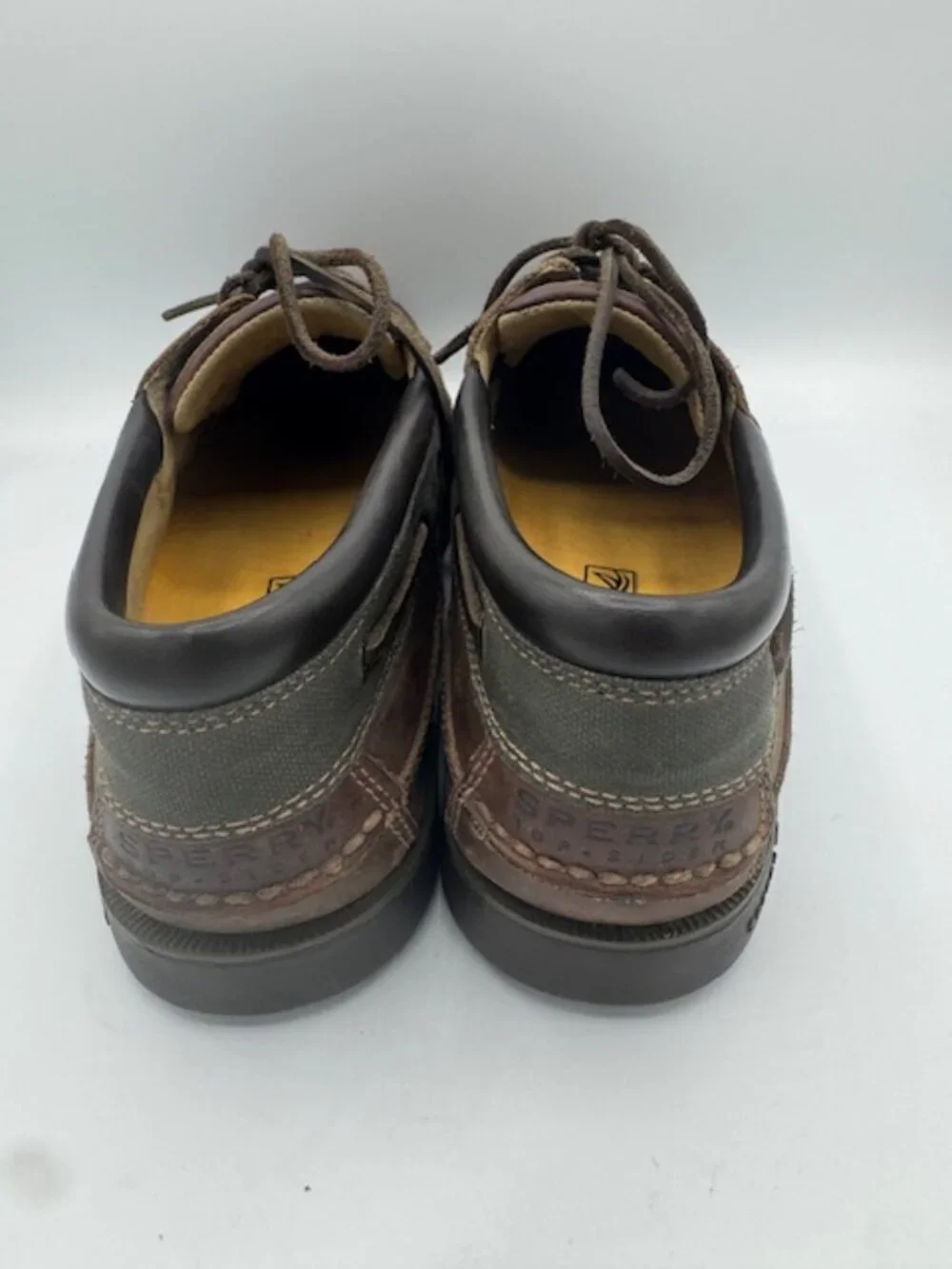 Sperry Authentic Original Boat Shoes Brown Leather Men's 11